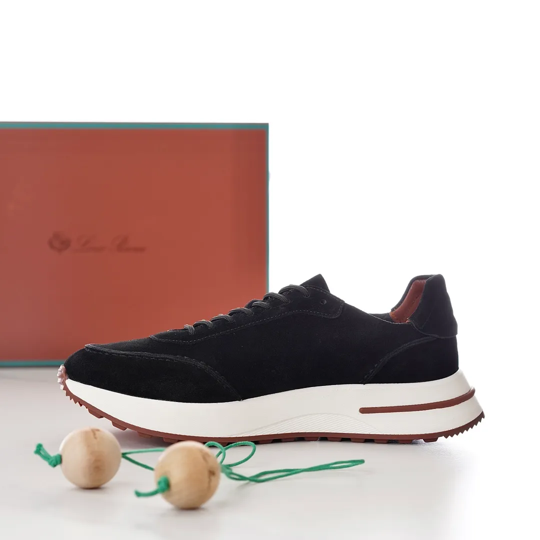 Factory price: 480💰 loro men's shoes💰iana/L men's shoes💰 Size: 38-45, customized 45 non-returnable Materials: The upper is made of elastic cloth for routing. Anti-fleece fabric is wrapped on the front and back to ensure stability. The back is equipped with a cushion to improve wearing comfort. Breathable mesh shoes. Elastic cloth inner𥚃 latex mesh insole. Sole I Men's Shoes💰Foam Combination T Men's Shoes💰U Outsole